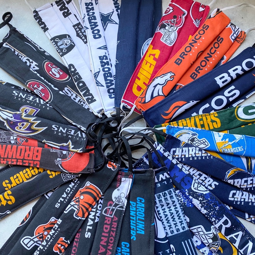 NFL Football Face Masks (adult & kids)